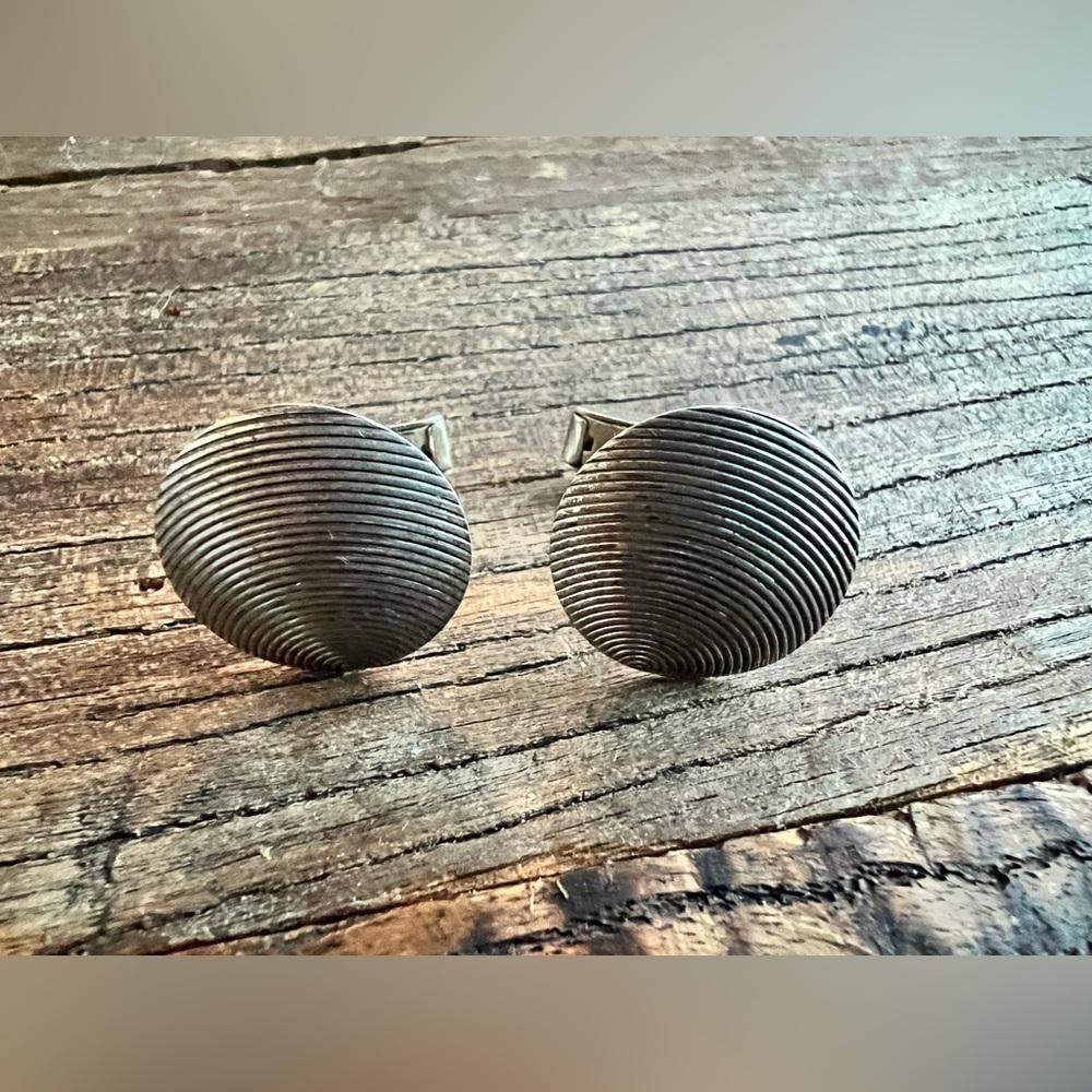 Silver Shell Cufflinks
